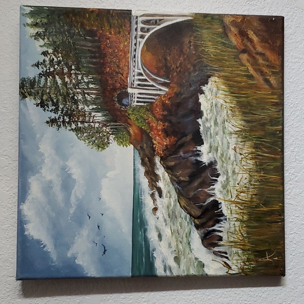 Origional Art Oil Painting 'Ragged Cove'